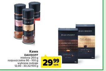 Carrefour Kawa davidoff cafe crema intense oferta