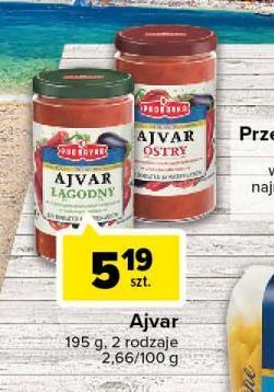 Carrefour Pasta ajvar ostry podravka oferta