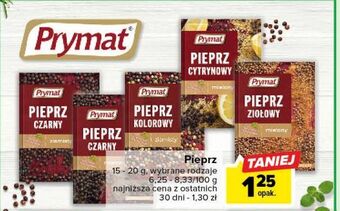 Carrefour Pieprz czarny mielony prymat oferta