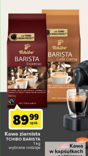 Carrefour Kawa tchibo barista caffe crema oferta