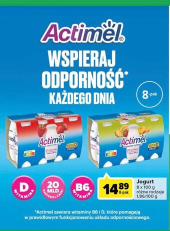 Carrefour Jogurt wieloowocowy danone actimel oferta