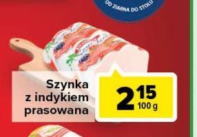 Carrefour Szynka z indykiem prasowana silesia duda oferta