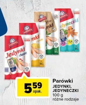Carrefour Parówki z serem indykpol jedynki oferta