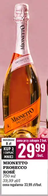 Biedronka Mionetto prosecco rose 750ml oferta