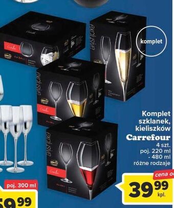 Carrefour Szklanki 300 ml carrefour oferta