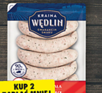 Biedronka Kiełbasa biała kraina wędlin oferta