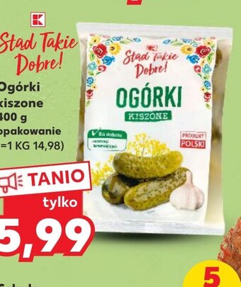 Kaufland Ogórki kiszone oferta