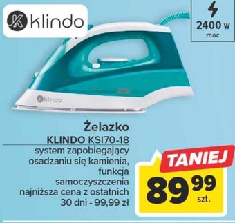 Carrefour Żelazko klindo oferta