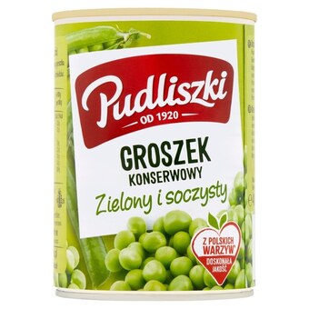 Pudliszki groszek konserwowy 400 g