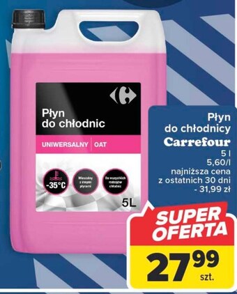 Carrefour Płyn do chłodnic carrefour oferta