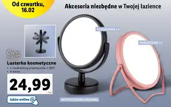 Lidl Lusterko kosmetyczne cien beauty oferta