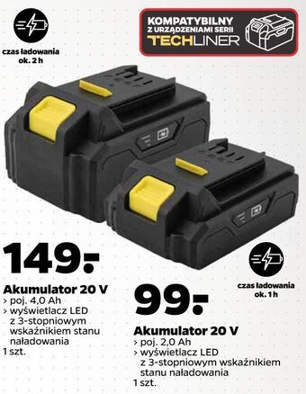 Netto Akumulator 20v 4.0ah techliner oferta