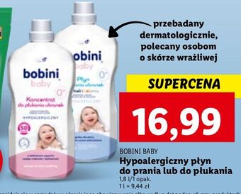 Płyn do prania ubranek dziecięcych bobini baby