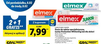 Lidl Pasta do zębów z aminofluorkiem elmex sensitive oferta