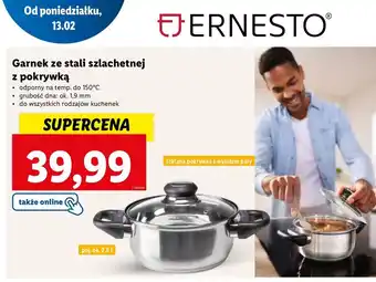 Lidl Garnek ze stali szlachetnej ernesto oferta