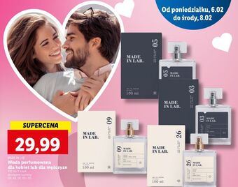 Lidl Woda perfrumowana 03 made in lab oferta
