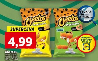 Lidl Chrupki mustache pizza cheetos oferta