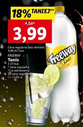 Lidl Tonic freeway oferta