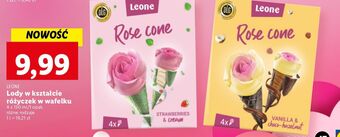 Lidl Lody rose cone orzechowe leone oferta