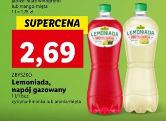 Lidl Lemoniada cytryna aronia mięta zbyszko oferta
