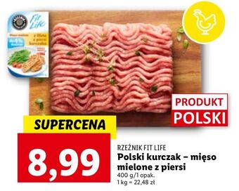 Lidl Mięso mielone z piersi kurczaka rzeźnik codzienna dostawa fit life oferta