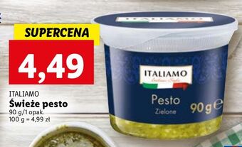 Lidl Pesto zielone italiamo oferta