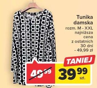Carrefour Tunika damska m-xxl oferta