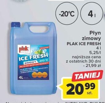 Carrefour Płyn do spryskiwaczy premium ice fresh plak oferta