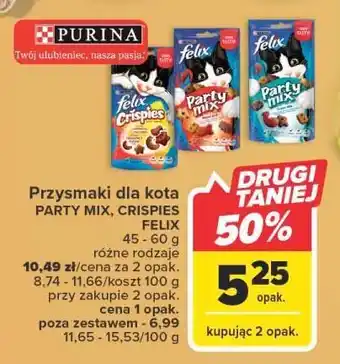 Carrefour Karma dla kotów ocean mix purina felix party mix oferta