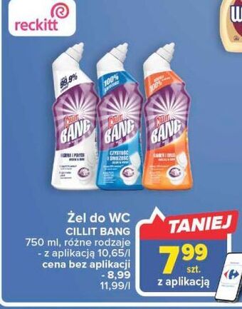 Carrefour Żel do wc czystość i świeżość cillit bang oferta