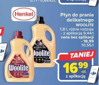 Carrefour Płyn do prania dark woolite keratin oferta