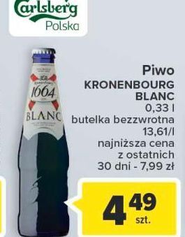 Carrefour Piwo 1664 blanc oferta