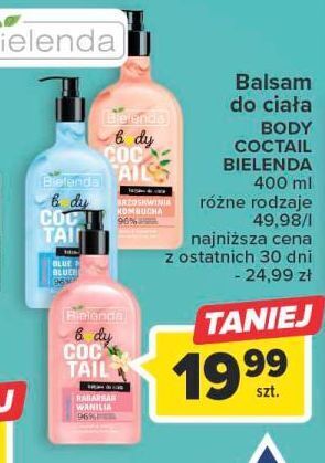 Carrefour Balsam do ciała brzoskwinia i kombucha bielenda body coctail oferta
