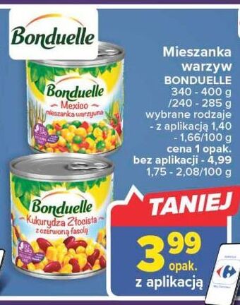 Carrefour Mieszanka warzywna mexico bonduelle oferta