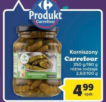 Carrefour Korniszony klasyczne carrefour extra oferta