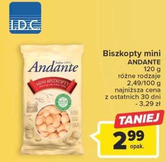 Carrefour Biszkopty mini andante oferta