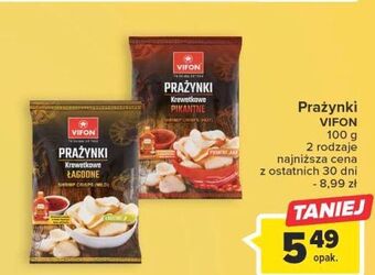 Carrefour Prażynki krewetkowe pikantne vifon oferta