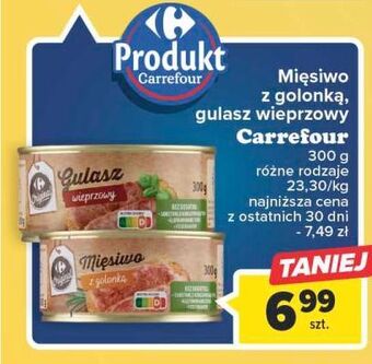 Carrefour Gulasz wieprzowy carrefour oferta