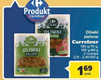 Carrefour Oliwki zielone bez pestek carrefour classic oferta