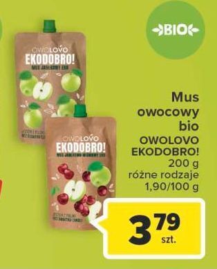 Carrefour Mus wiśniowy ekodobro owolovo oferta