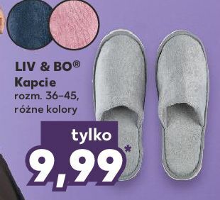 Kaufland Kapcie damskie 36-45 liv & bo oferta
