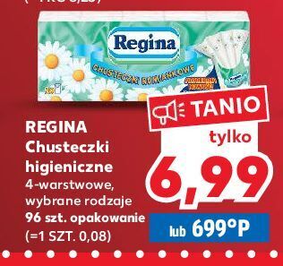 Kaufland Chusteczki higieniczne rumiankowe regina oferta