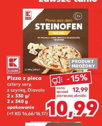 Kaufland Pizza 4 sery k-classic oferta