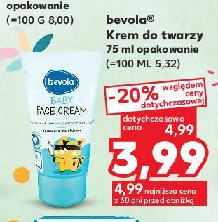 Kaufland Krem do twarzy dla dzieci light bevola baby oferta