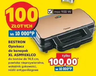 Kaufland Opiekacz do kanapek asm90xlco bestron oferta