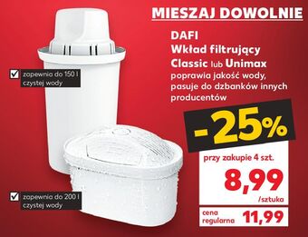 Kaufland Wkład unimax dafi oferta