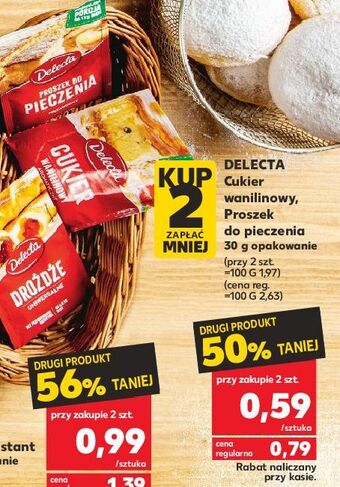 Kaufland Proszek do pieczenia delecta oferta