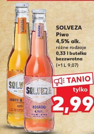 Kaufland Piwo solveza rosado oferta