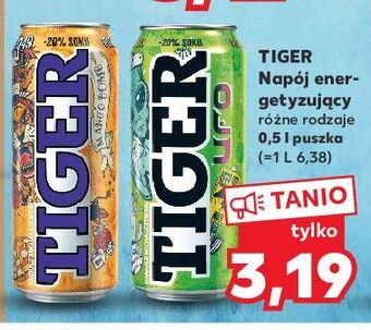 Kaufland Napój ufo tiger energy drink oferta