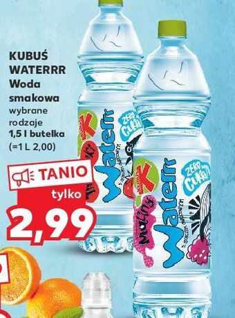 Kaufland Woda truskawkowa kubuś waterrr oferta